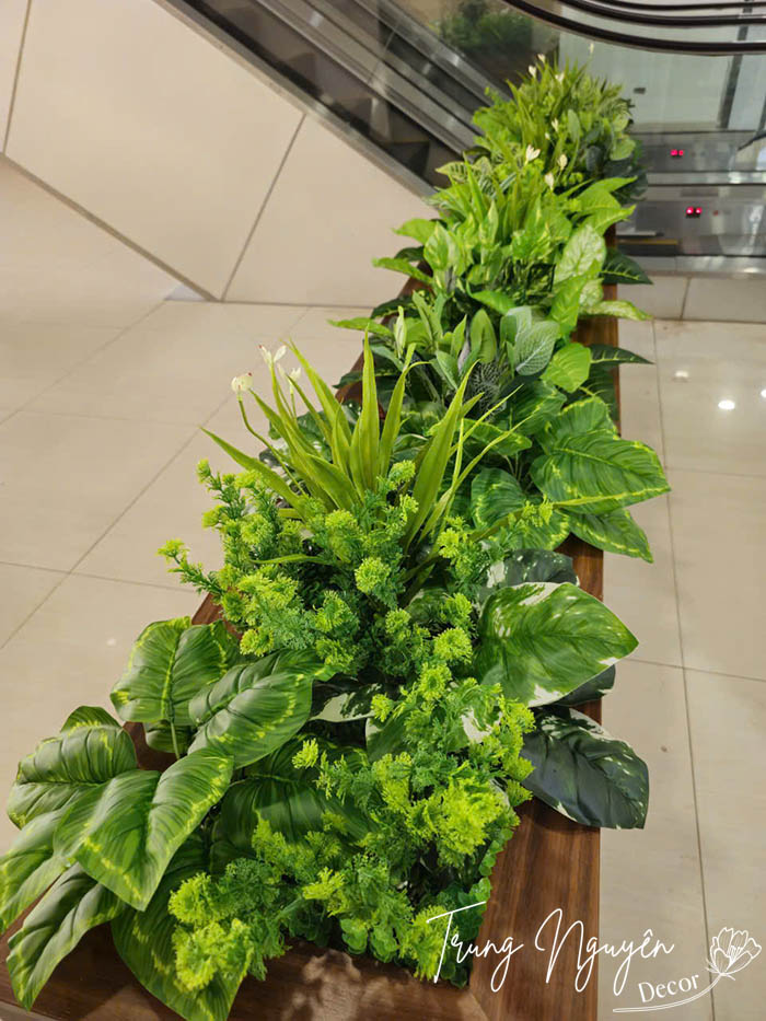 Bồn cây giả văn phòng hành chính