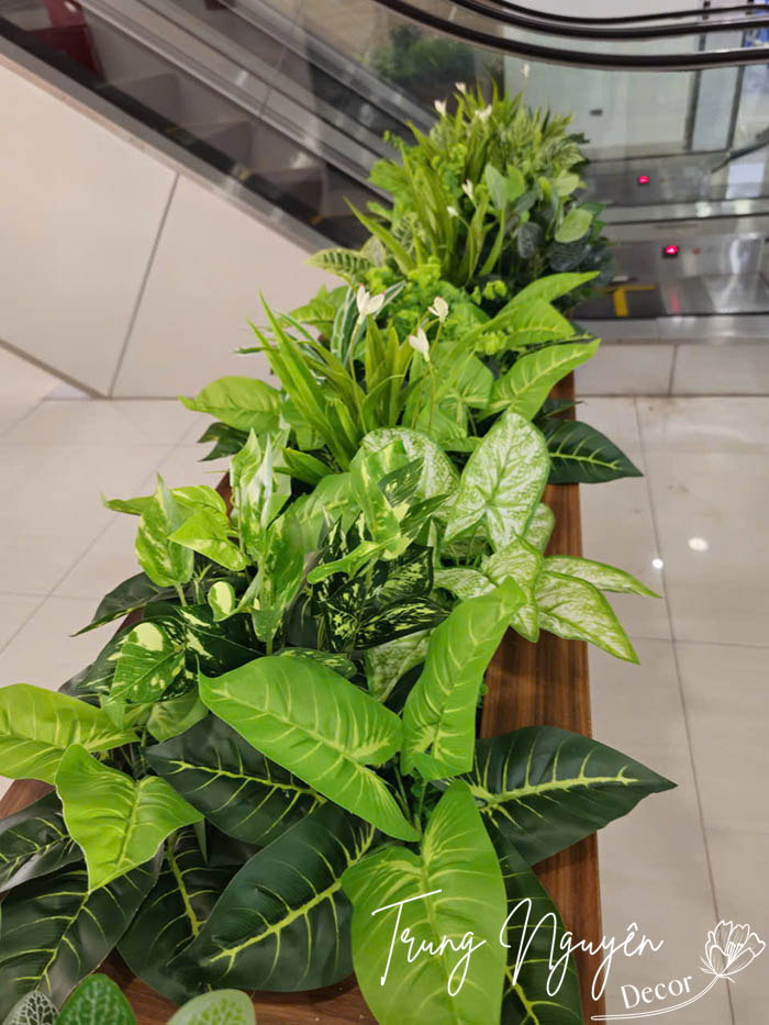 Bồn cây giả văn phòng hành chính