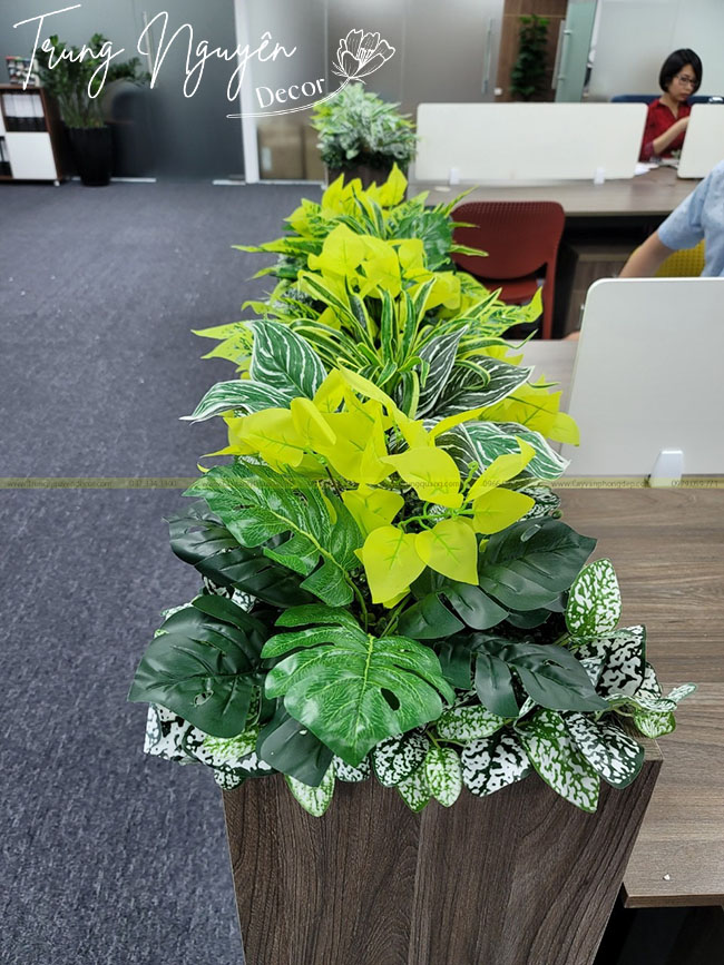Cành Lá Giả 7 Cuống