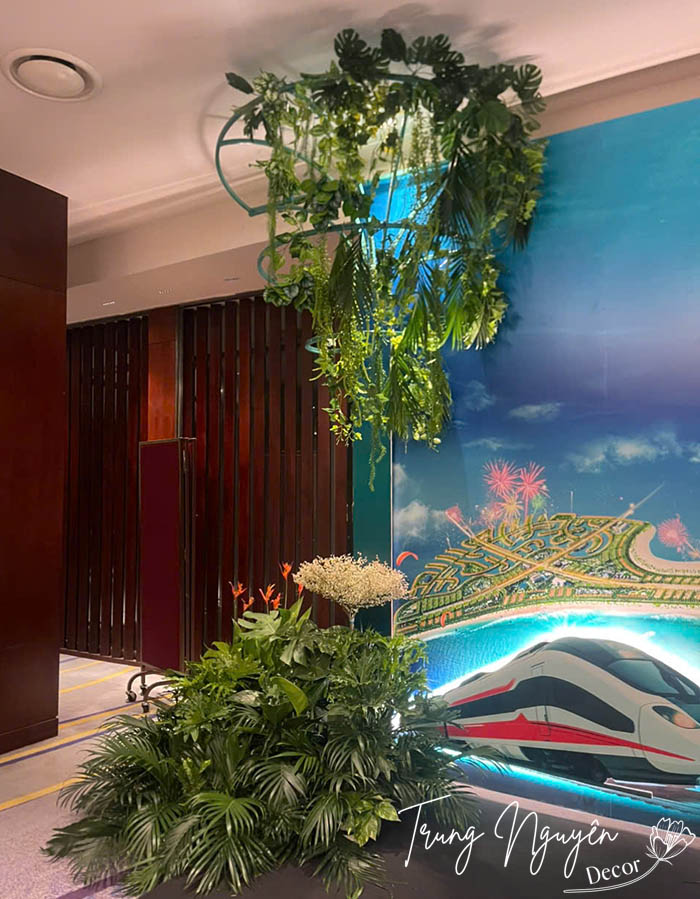 Setup cho thuê cây sự kiện Vinhome