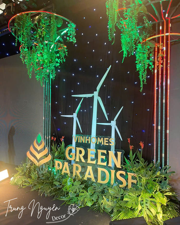 Setup cho thuê cây sự kiện Vinhome