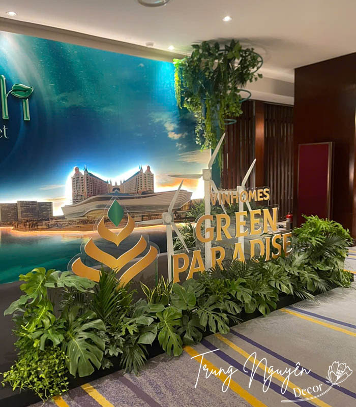 Setup cho thuê cây sự kiện Vinhome