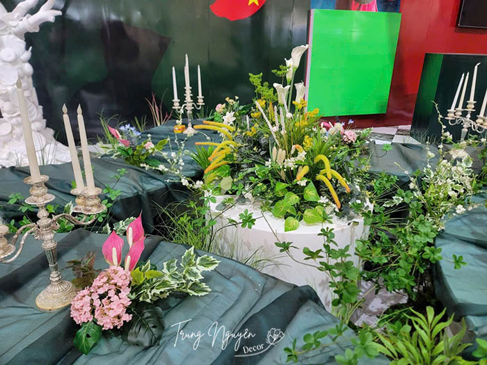 Cây giả Decor cho thuê sự kiện