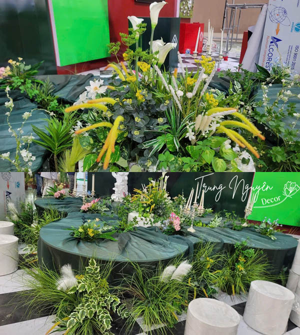 Cây giả Decor cho thuê sự kiện