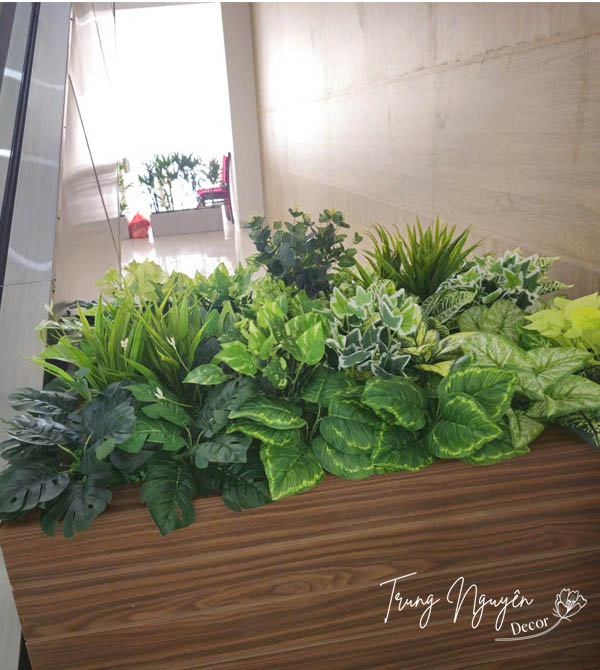 Bồn cây giả văn phòng hành chính