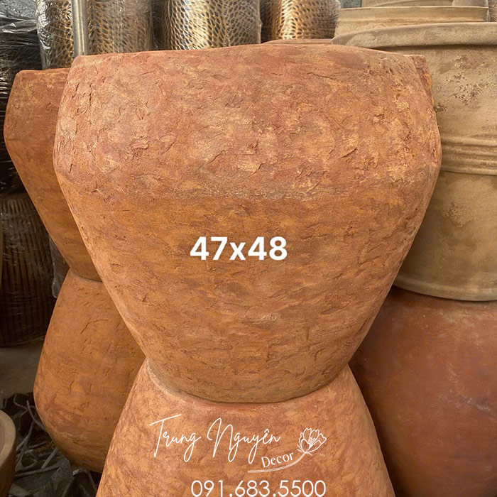Chậu Đất Phong Cách Vintage