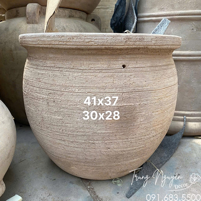 Chậu Đất Phong Cách Vintage