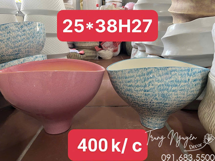 Bộ Chậu Composite Cắm Hoa