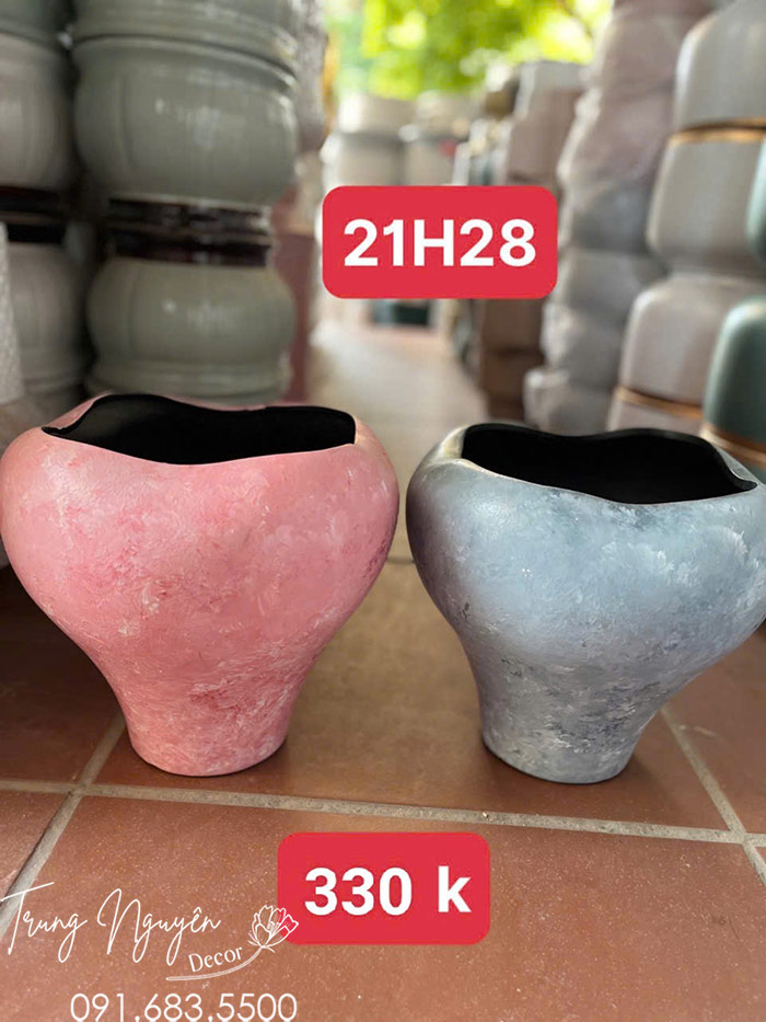 Bộ Chậu Composite Cắm Hoa