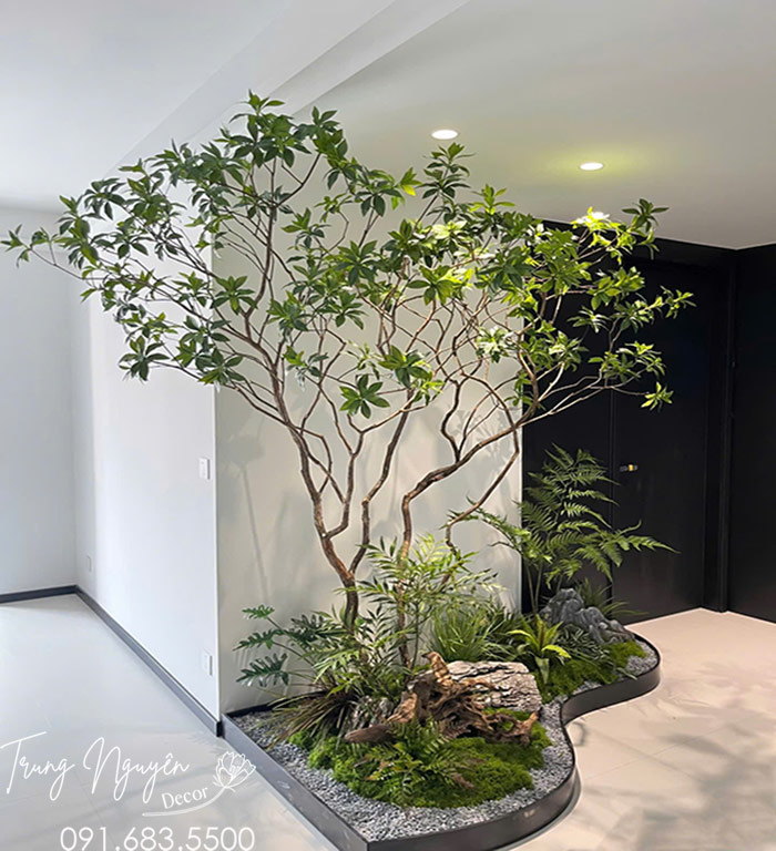 Cây Giả Góc Nhà Decor Đơn Giản Mà Đẹp Bất Ngờ